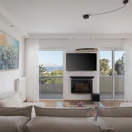 Athenian Riviera Sea View Penthouse Apartment Vari (Attica)